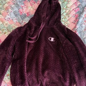 Champion Women's Deep Purple Hoodie Sweater